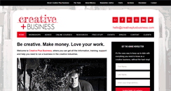 Desktop Screenshot of creativeplusbusiness.com