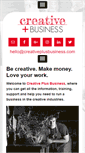 Mobile Screenshot of creativeplusbusiness.com